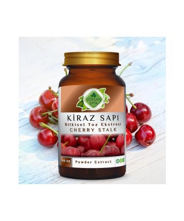 Gokcek Healing Cherry Stalk Powder Extract 100 Gr. Glass Jar - Buy Online on GoSupps.com