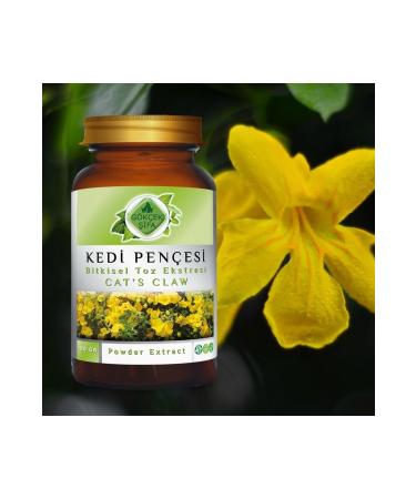 Gokcek Healing Cat's Claw Powder Extract 100 Gr. Glass Jar - Buy Online on GoSupps.com