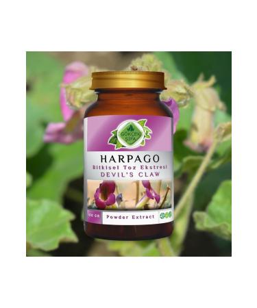 Gokcek Healing Harpago Powder Extract 100 Gr. Glass Jar