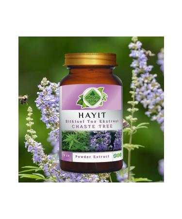 Gokcek Healing Chaste Tree Powder Extract 70 Gr. Glass Jar - Buy Online on GoSupps.com