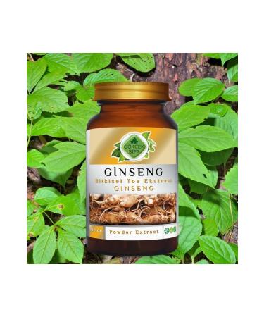 Gokcek Healing Ginseng Powder Extract 100 gr. Glass Jar - Buy Online on GoSupps.com