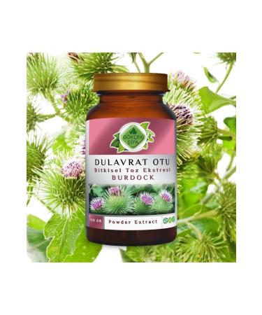 Gokcek Healing Burdock Powder Extract 100 Gr. Glass Jar - Buy Online on GoSupps.com
