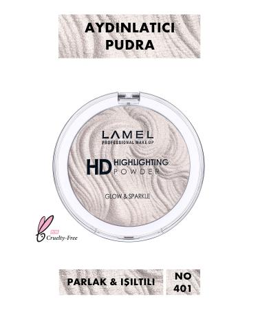 Lamel Cosmetics Lamel HD Powder Highlighting Silver No 401