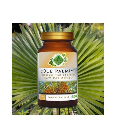 Gokcek Healing Dwarf Palm Powder Extract 100 gr. Glass Jar - Buy Online on GoSupps.com