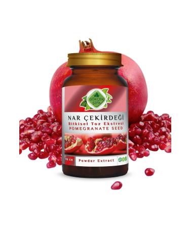 Gokcek Healing Pomegranate Seed Powder Extract 90 Gr Glass Jar - Buy Online on GoSupps.com
