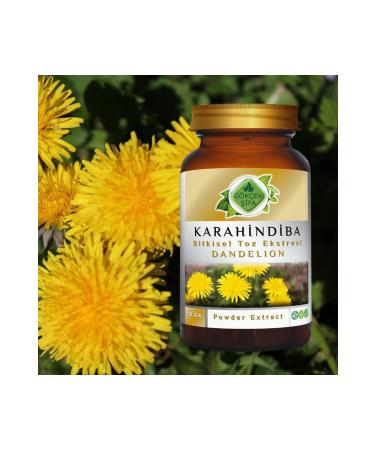 Gokcek Healing Dandelion Powder Extract 70 Gr. Glass Jar - Buy Online on GoSupps.com