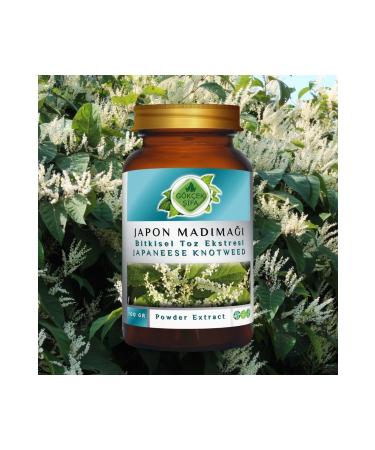 Gokcek Healing Japanese Polygonum Powder Extract 100 Gr. Glass Jar