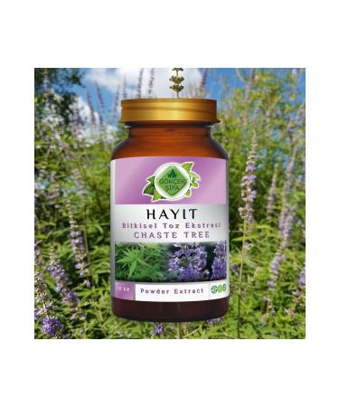 Gokcek Healing Chaste Tree Powder Extract 70 Gr. Glass Jar - Buy Online on GoSupps.com