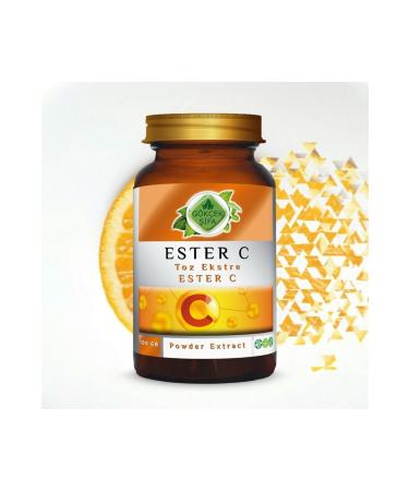 Gokcek Healing Ester C Powder Extract 100 Gr. Glass Jar