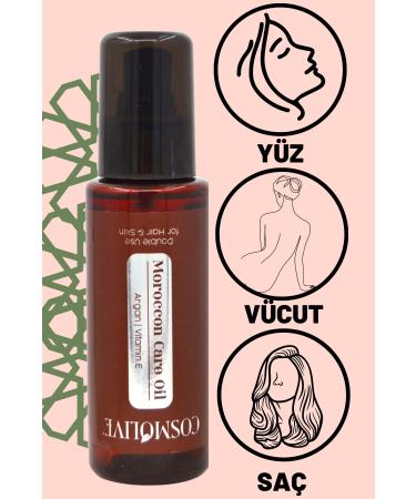 Cosmolive Moroccon Care Oil Argan and Vitamin E Face Skin and Hair Repair Moisturizer - Buy Online on GoSupps.com