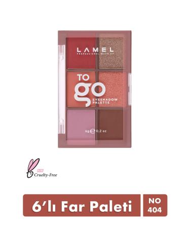Lamel Cosmetics Lamel To Go Eyeshadow Eyeshadow Palette No 404