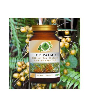 Gokcek Healing Dwarf Palm Powder Extract 100 gr. Glass Jar - Buy Online on GoSupps.com