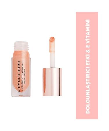 Revolution Shimmer Bomb Sheer Gold Lip Gloss