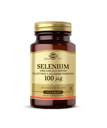 Solgar Selenium 100mcg 100 Tabs