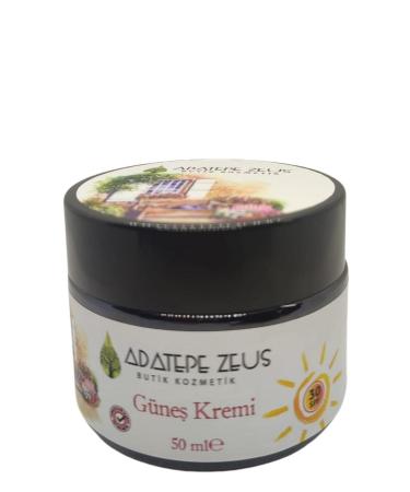 ADATEPE ZEUS BOUTIQUE OLIVE OIL Natural Sunscreen Cream (30 Spf) 50 ml