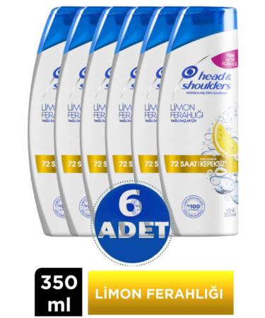 head and shoulders Head&shoulders Lemon Fresh Anti-Dandruff Shampoo 350ml 6 Pieces