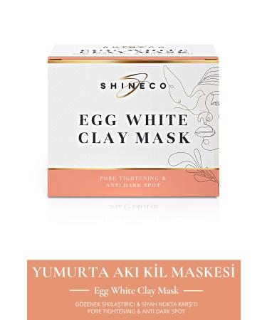 Shineco - Egg White Clay Mask 50ml - Egg Clay Mask - Buy Online on GoSupps.com
