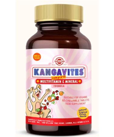 Solgar Kangavites Multi Vit. & Min. 60 Chewable Tablets