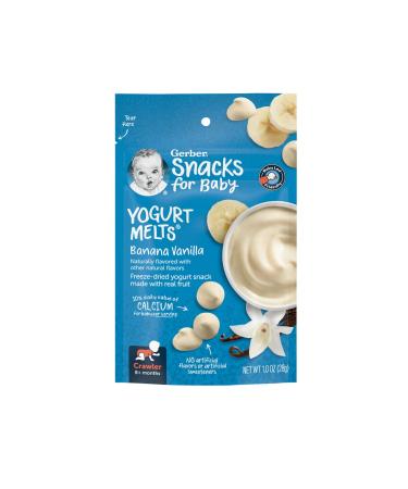Gerber Yogurt Melts Banana Vanilla Snack 28 gr.