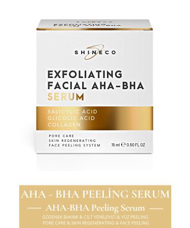 Shineco - Aha Bha Skin Tone Equalizing Peeling Serum 15ml - Buy Online on GoSupps.com