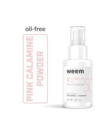 weem Pink Calamine Tone-Equalizing Anti-Blemish Oil-Free Sunscreen