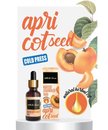 Maia mc Pure Apricot Kernel Oil 20 ml (COLD PRESSED) - Buy Online on GoSupps.com