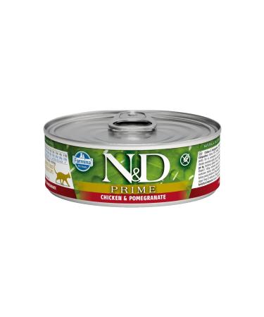 & D Grain Free Chicken & Pomegranate Cat Canned Food 80 gr 24 Pieces