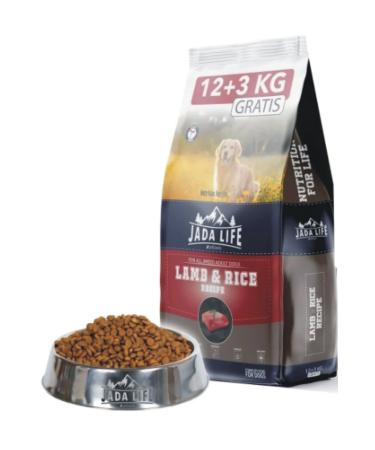jadawa Jada Life Lamb & Rice Adult Dog Food 12+3 Kg.