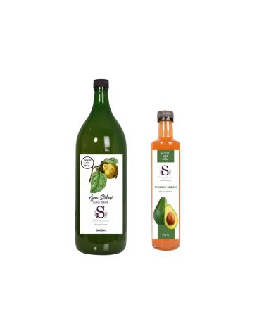 S heylaana Natural Quince Vinegar 2000 Ml - Natural Avocado Vinegar 500 Ml