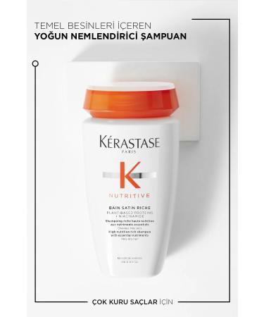 Kerastase Vegan Nutritive Nutritive Bain Satin Riche Shampoo 250 Ml AlyaOnline