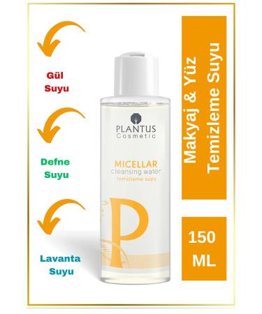Plantus Miceller Lavender Rose Water Enriched Makeup and Facial Cleansing Water 150ml