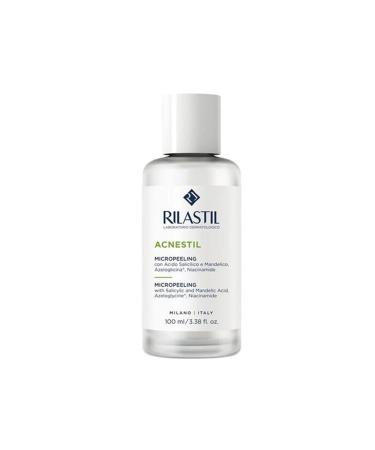 Rilastil Acnestil Micropeeling - Face and Body Peeling Lotion for Irregular Skin 100 Ml