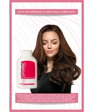Prozinc Women Shampoo for Damaged and Processed Hair 3x300 Ml. - Buy Online on GoSupps.com
