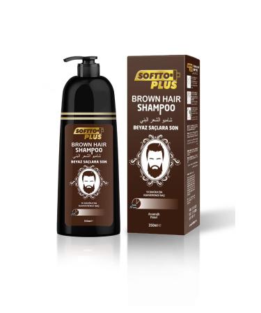Softto Plus White Hair Covering Brown Shampoo 350 .ml.