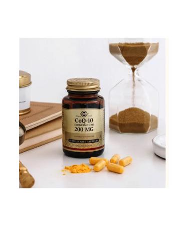 Solgar Coq-10 (coenzyme Q10) 200mg 30 V-caps - Buy Online on GoSupps.com