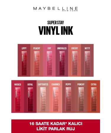 Maybelline New York Long-Lasting Shiny Liquid Lipstick Series 13