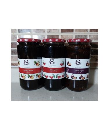 S heylaana Natural Peach Cherry and Fig Vinegar 900 Grams