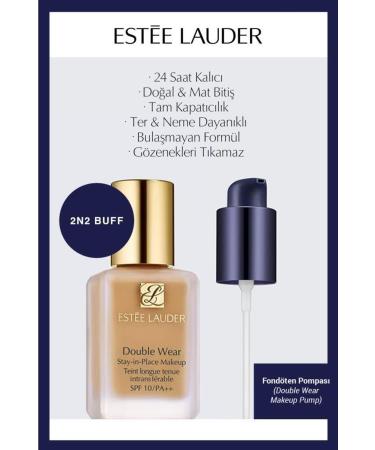 Estee Lauder Double Wear Foundation Spf10 2n2-foundation Pump Makeup Set