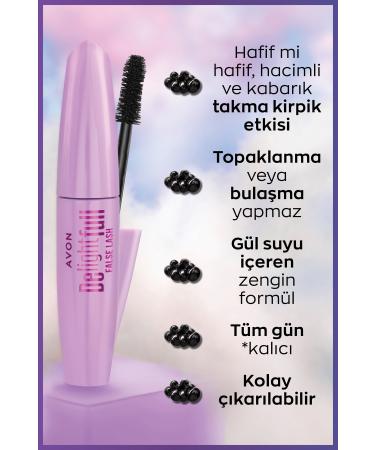 Avon Delightful False Lash Mascara Blackest Black - Buy Online on GoSupps.com