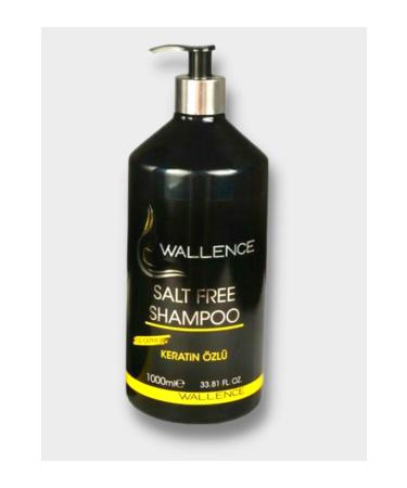 wallence Salt Free (Salt Fee) Keratin Essence Shampoo 1000ml
