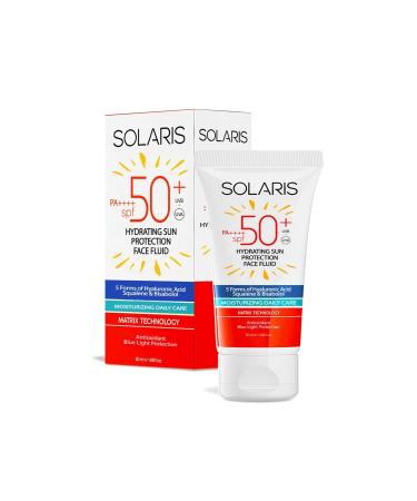 SOLARIS Moisturizing and Easily Absorbed Sun Cream for All Skin Types Spf 50 (50 ML) - Buy Online on GoSupps.com