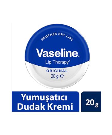 Vaseline Lip Therapy Softening Lip Cream Original 20 Gr