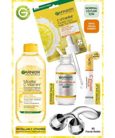 Garnier Vitamin C Super Brightening Intense Moisturizer Anti-Dark Circle Purifying Cleanser Ci