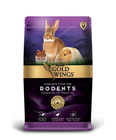 Gold Wings Premium Rodent Food 1 Kg X 3 Pieces