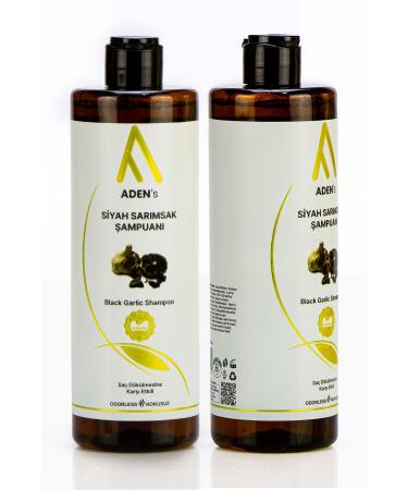 adens Black Garlic Extract Natural Component Salt-Free Hair Care Shampoo Against Hair Loss 400 ml - Buy Online on GoSupps.com