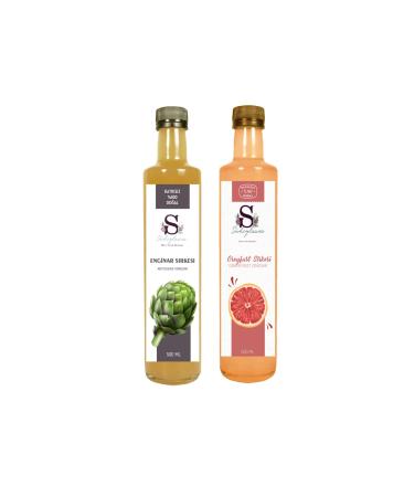 Suheylaana Natural Artichoke Vinegar 500 Ml - Natural Grapefruit Vinegar 500 Ml