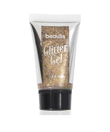 beaulis Face & Body Glitter Gel Permanent 948 Gold Paradise
