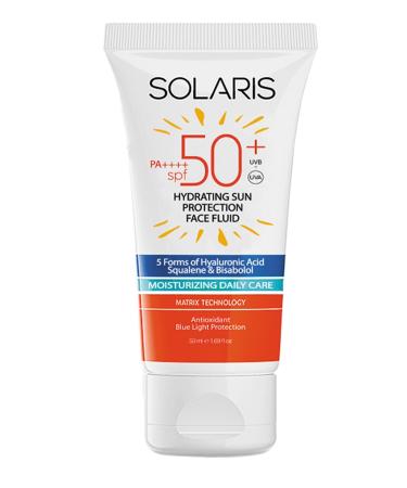 SOLARIS Moisturizing and Easily Absorbed Sun Cream for All Skin Types Spf 50 (50 ML)