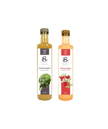 S heylaana Natural Artichoke Vinegar 500 Ml - Natural Cranberry Vinegar 500 Ml