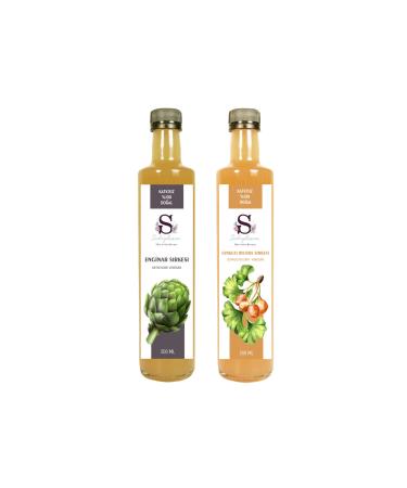 S heylaana Natural Artichoke Vinegar 500 Ml - Natural Ginkgo Biloba Vinegar 500 Ml